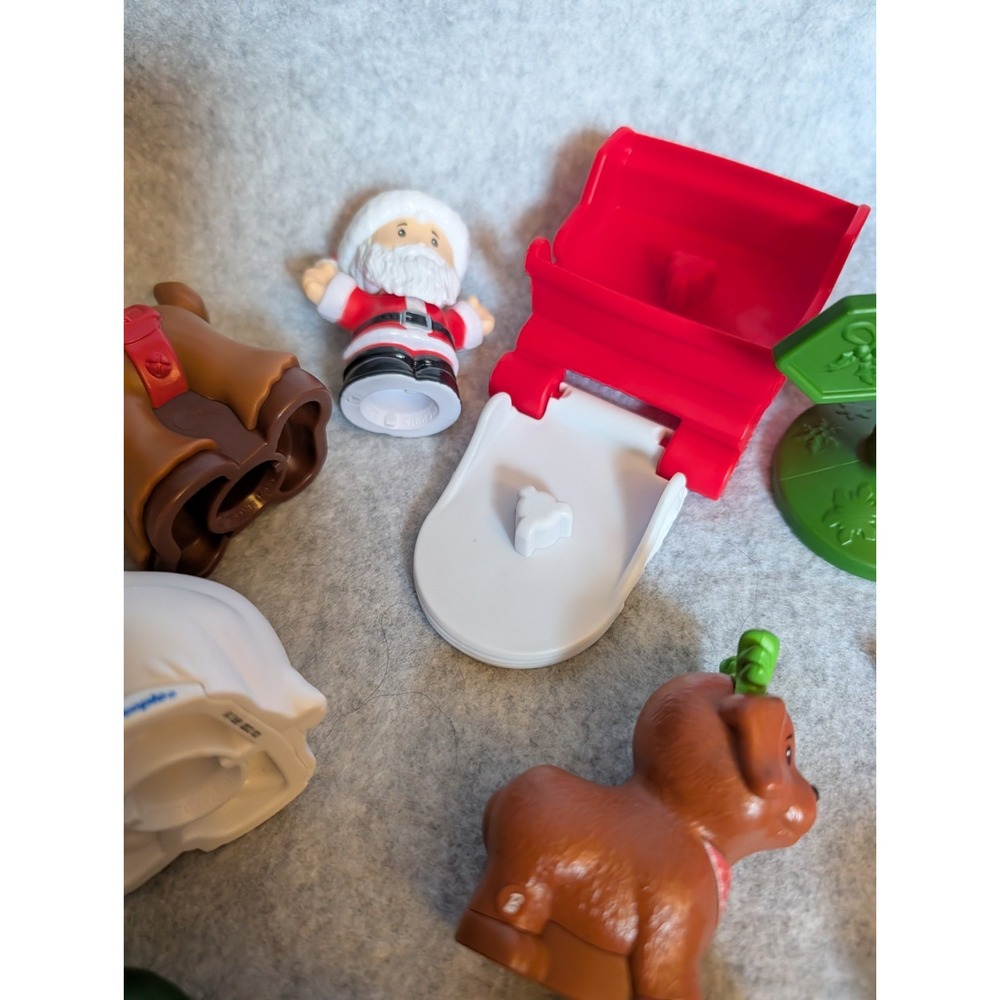 Little People Barbie Advent Calendar Replacement Parts Christmas Santa Reindeer - Picture 13 of 16